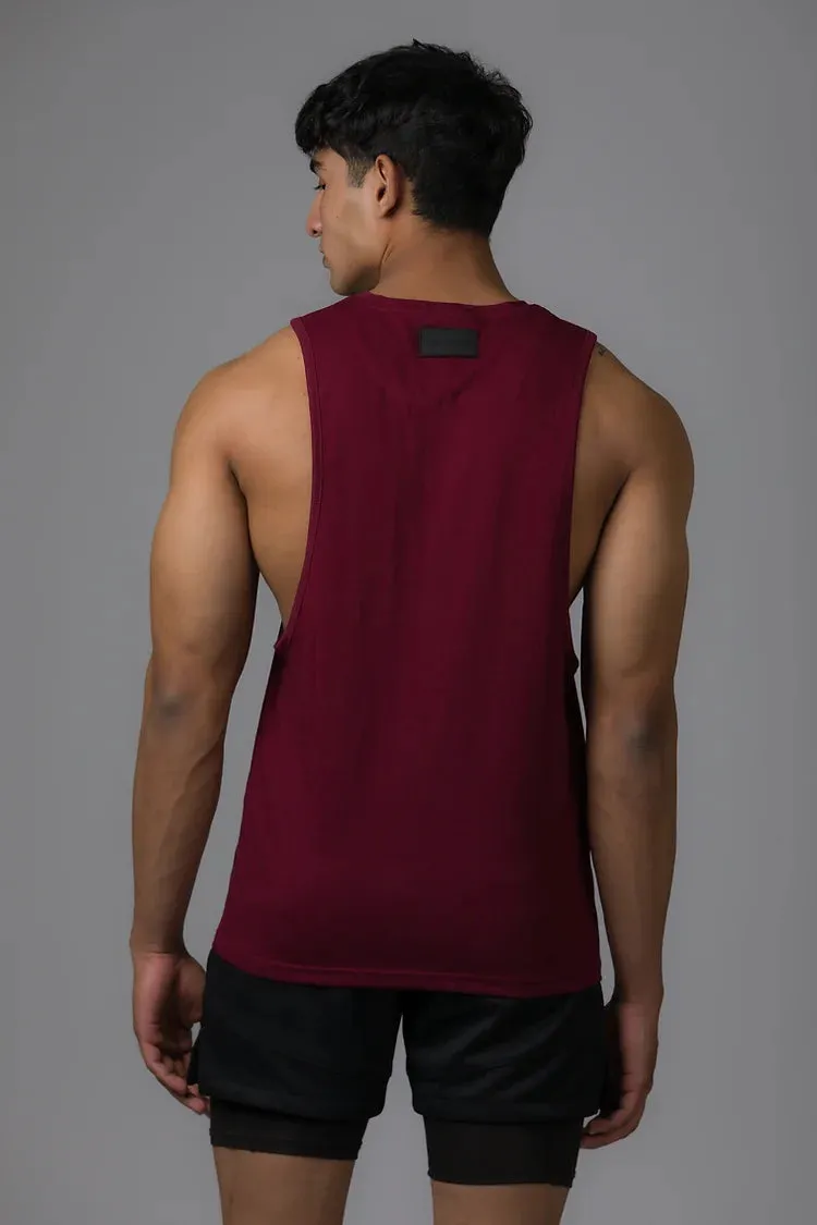 MUSCLE TEE V2 [BURGUNDY]