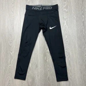 Nike Pro Mens 2/3 Length Compression Tights Size Small