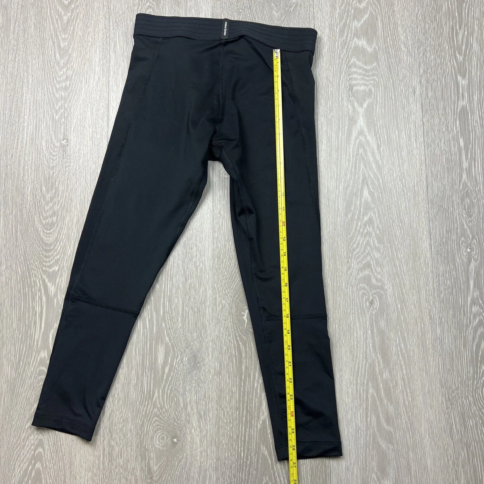 Nike Pro Mens 2/3 Length Compression Tights Size Small