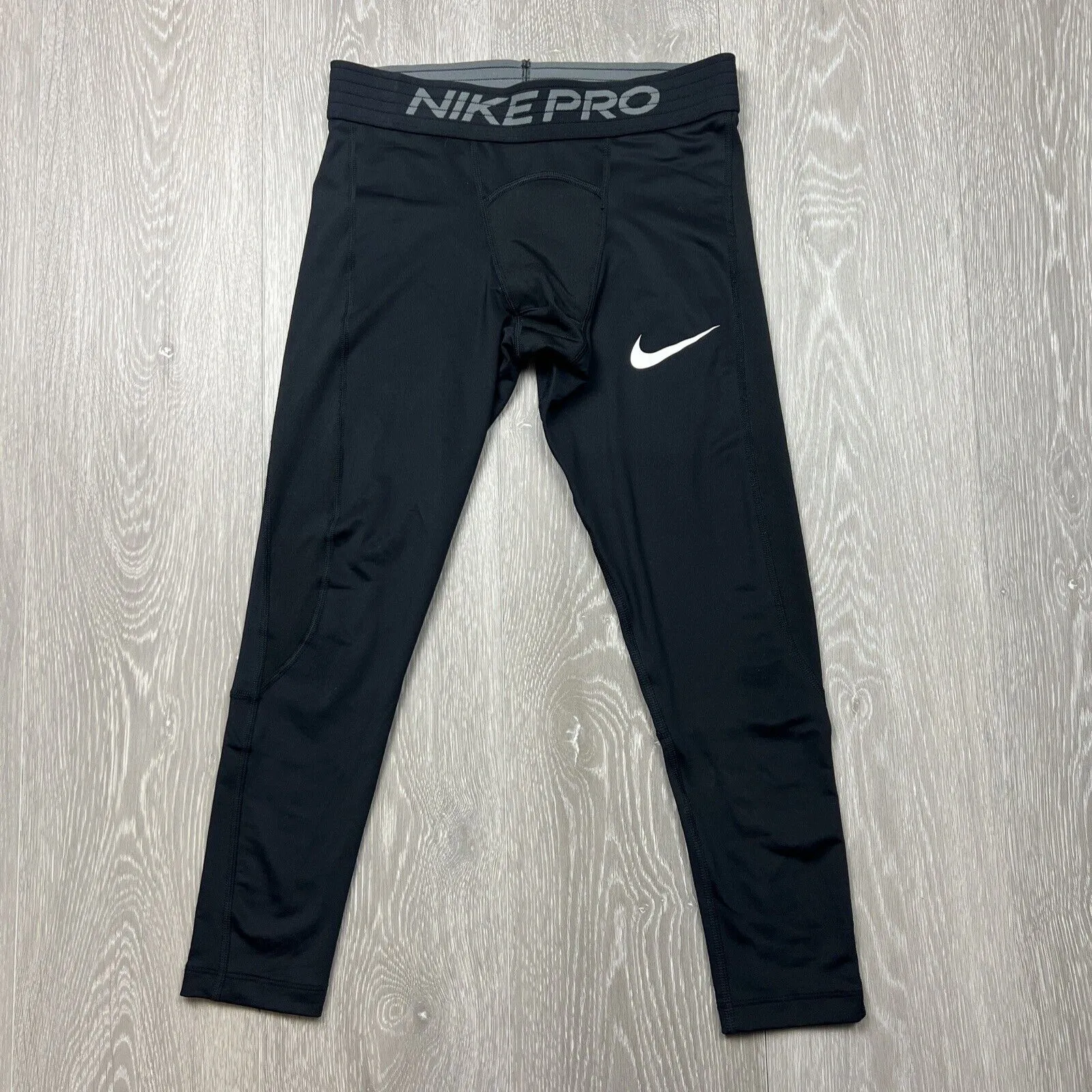 Nike Pro Mens 2/3 Length Compression Tights Size Small