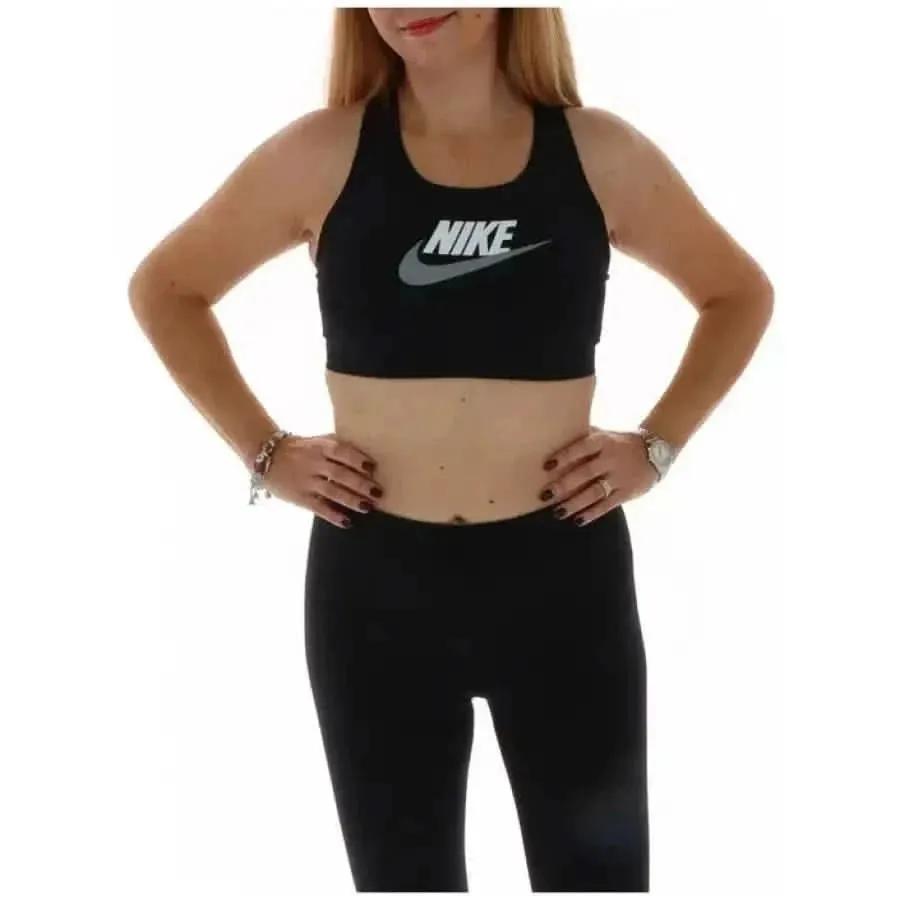 Nike Women's Black Sleeveless Crop Top