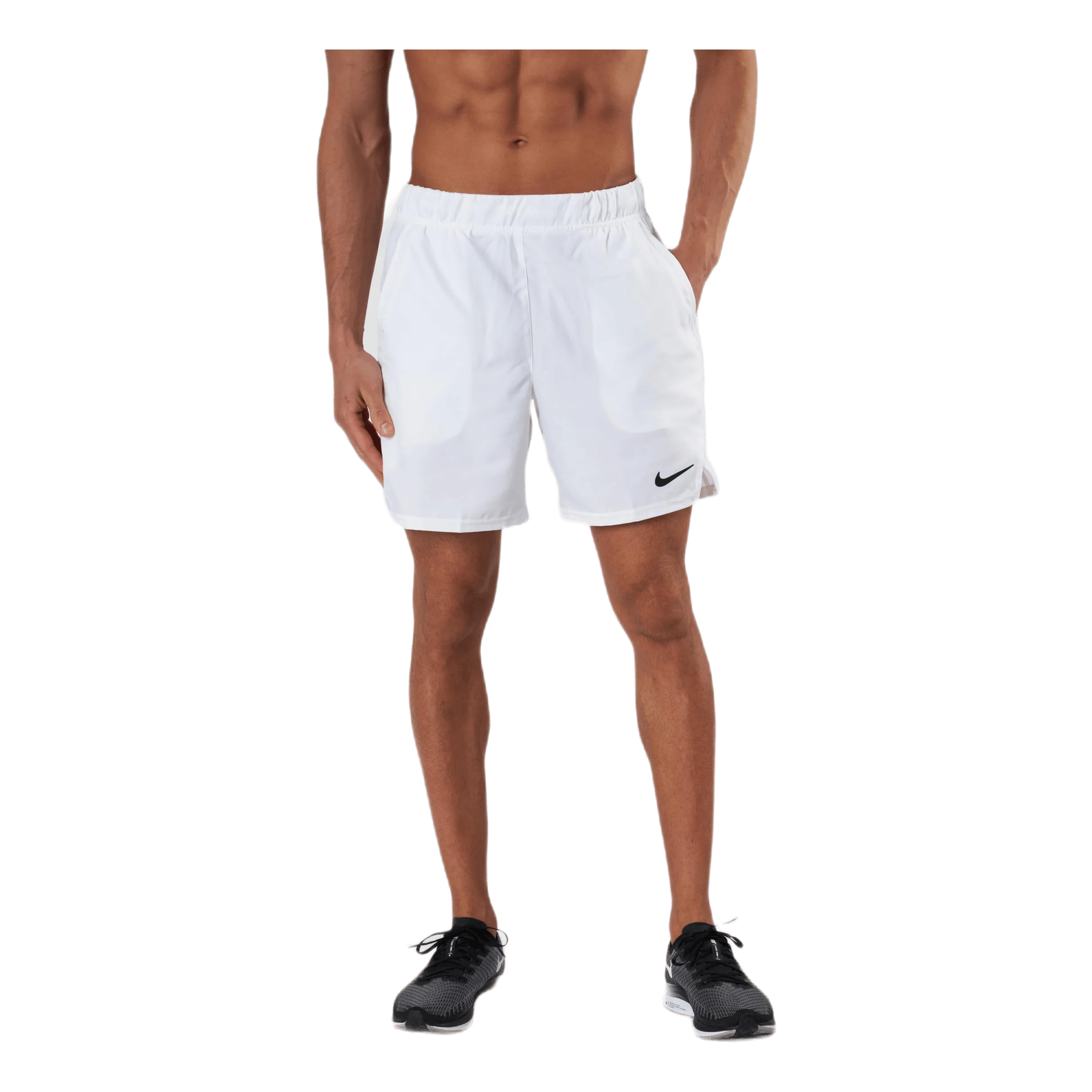 NikeCourt Dri-FIT Victory Men's 7" Tennis Shorts WHITE/BLACK