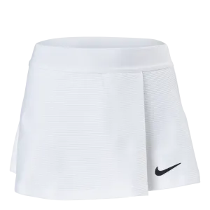 NikeCourt Victory Big Kids' (Girls') Tennis Skirt WHITE/BLACK