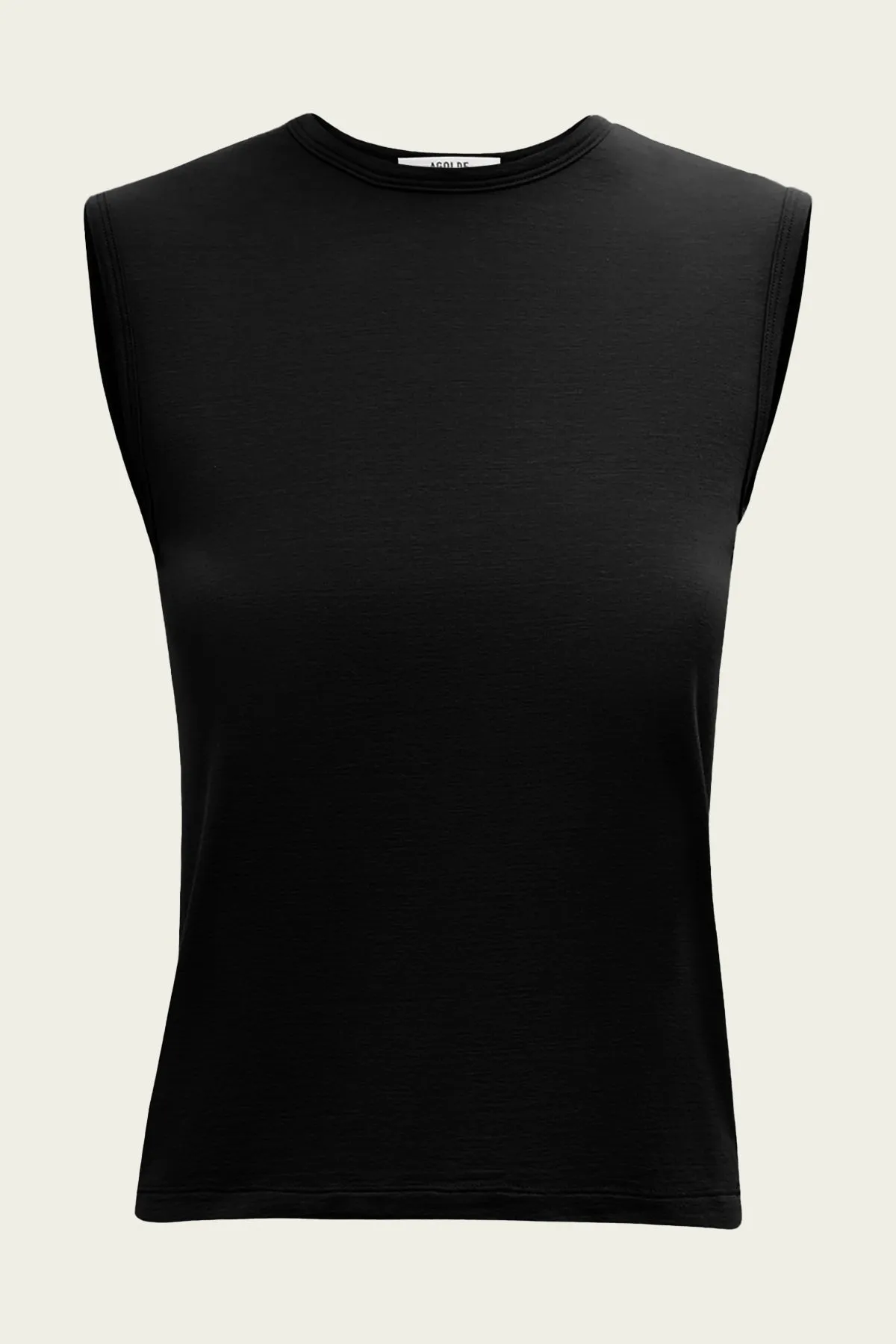 Nikita Shrunken Muscle Tee in Black
