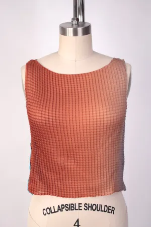 Nin Studio Plissé Ombré Top