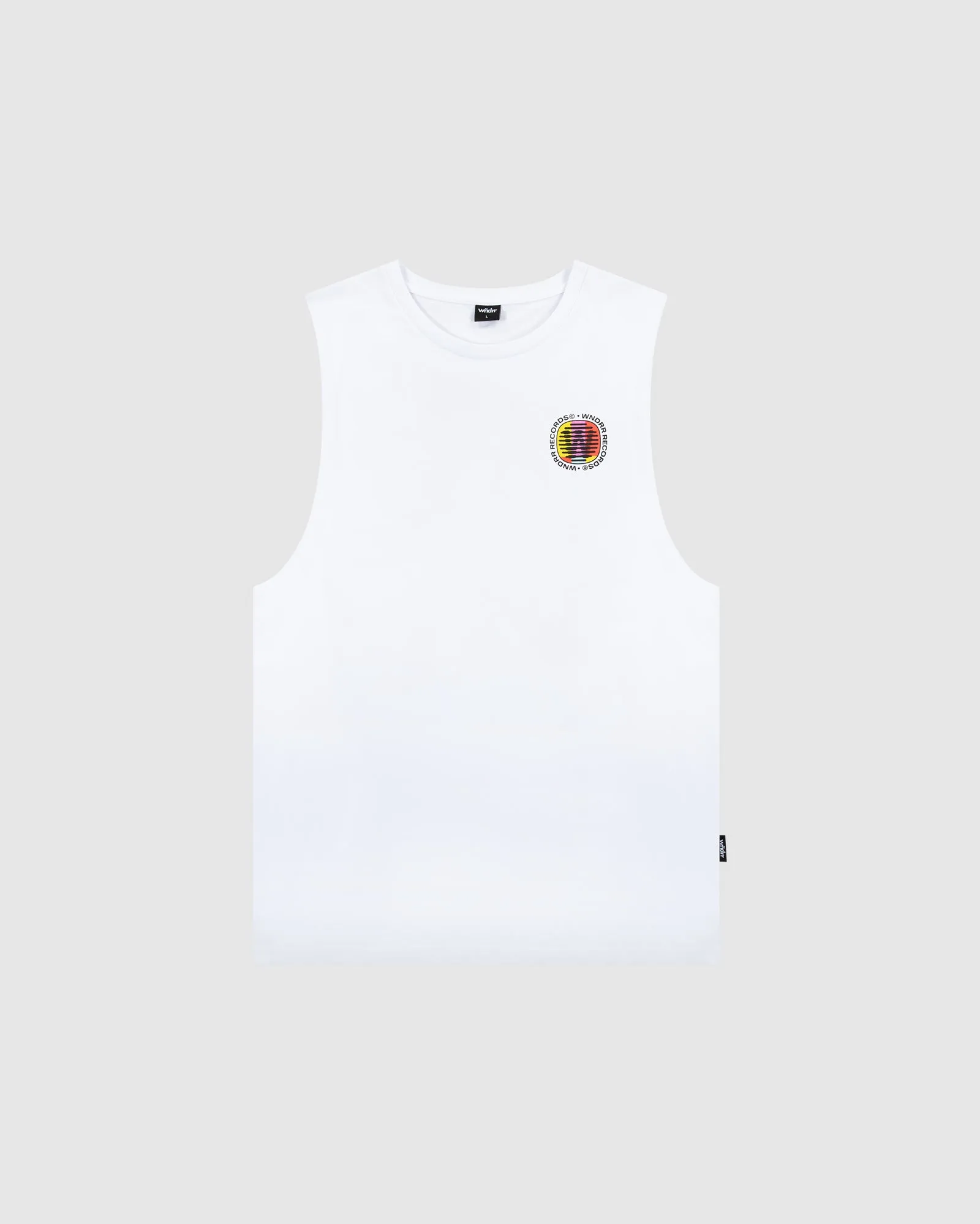 NO SIGNAL MUSCLE TOP - WHITE