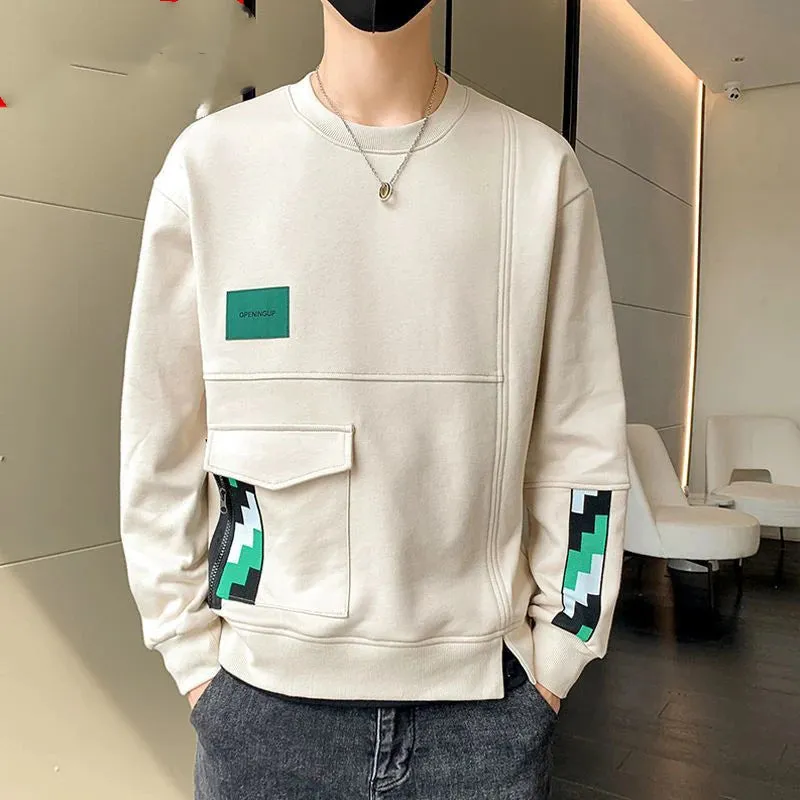 Noah - Casual pocketed crewneck sweaters