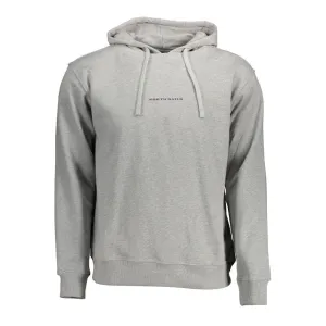 North Sails Gray Cotton Men Sweater