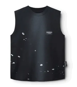 nununu- Splash Sleeveless Shirt (black)