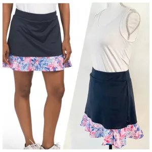 NWT Stella Parker Mermaid Golf/Tennis Floral Skirt