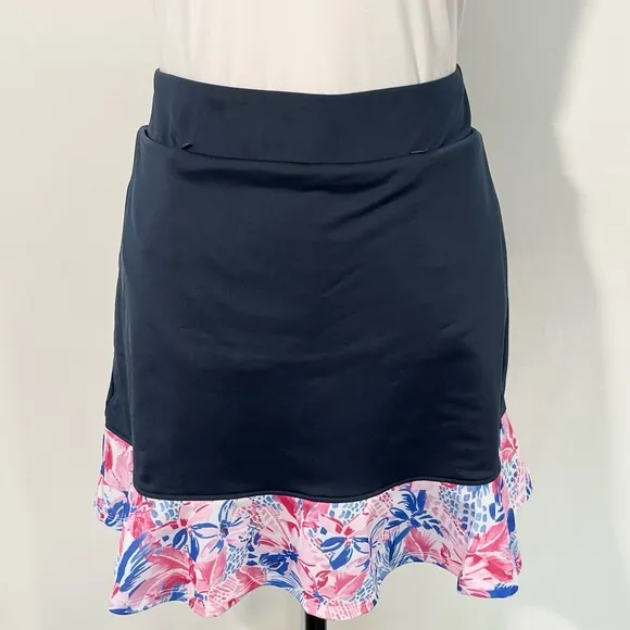 NWT Stella Parker Mermaid Golf/Tennis Floral Skirt