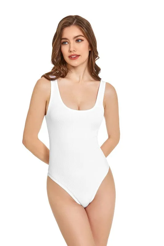 Nylon Seamless Tank Bodysuit