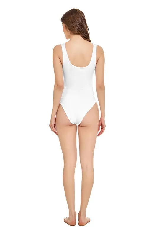 Nylon Seamless Tank Bodysuit