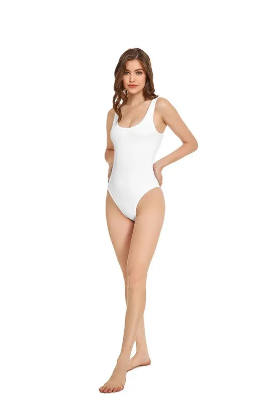 Nylon Seamless Tank Bodysuit