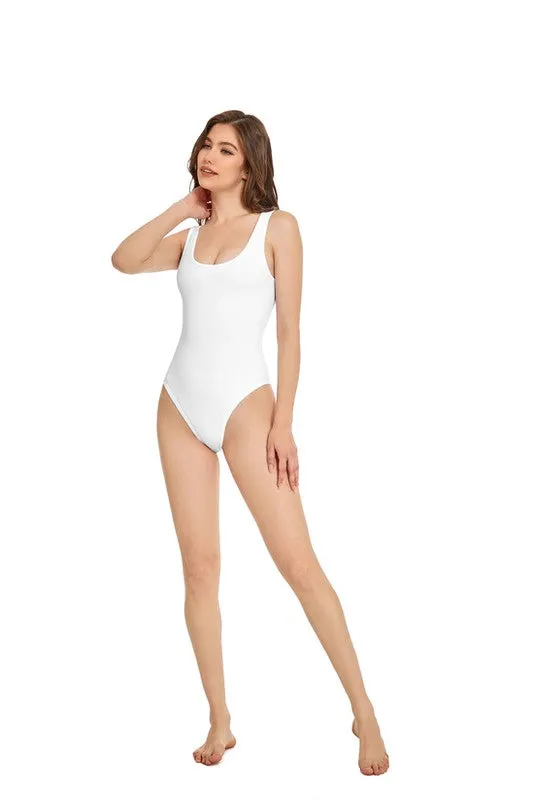 Nylon Seamless Tank Bodysuit