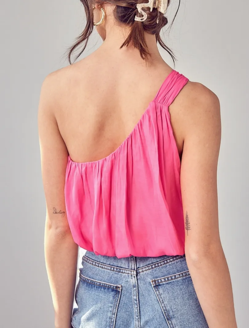 O Ring One Shoulder Top