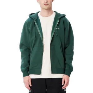 Obey tab zip hood dark cedar