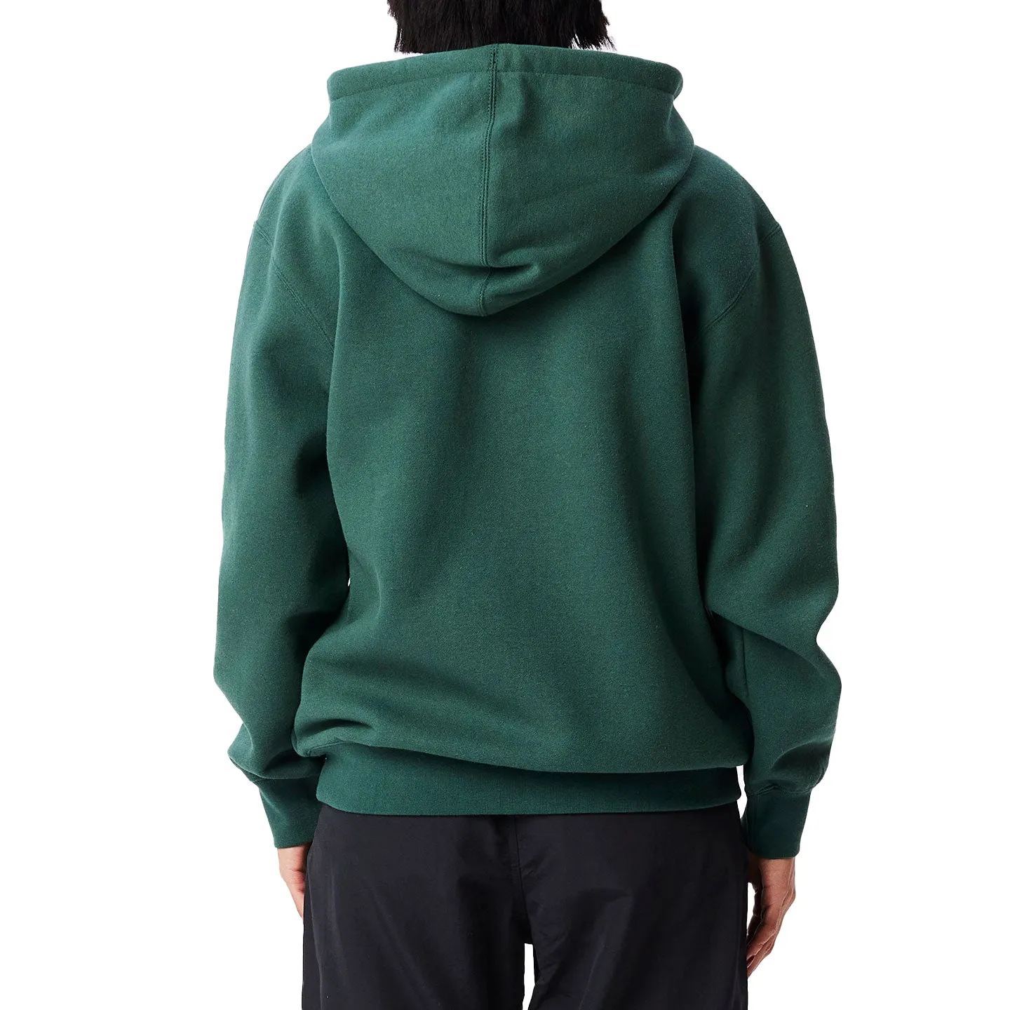 Obey tab zip hood dark cedar