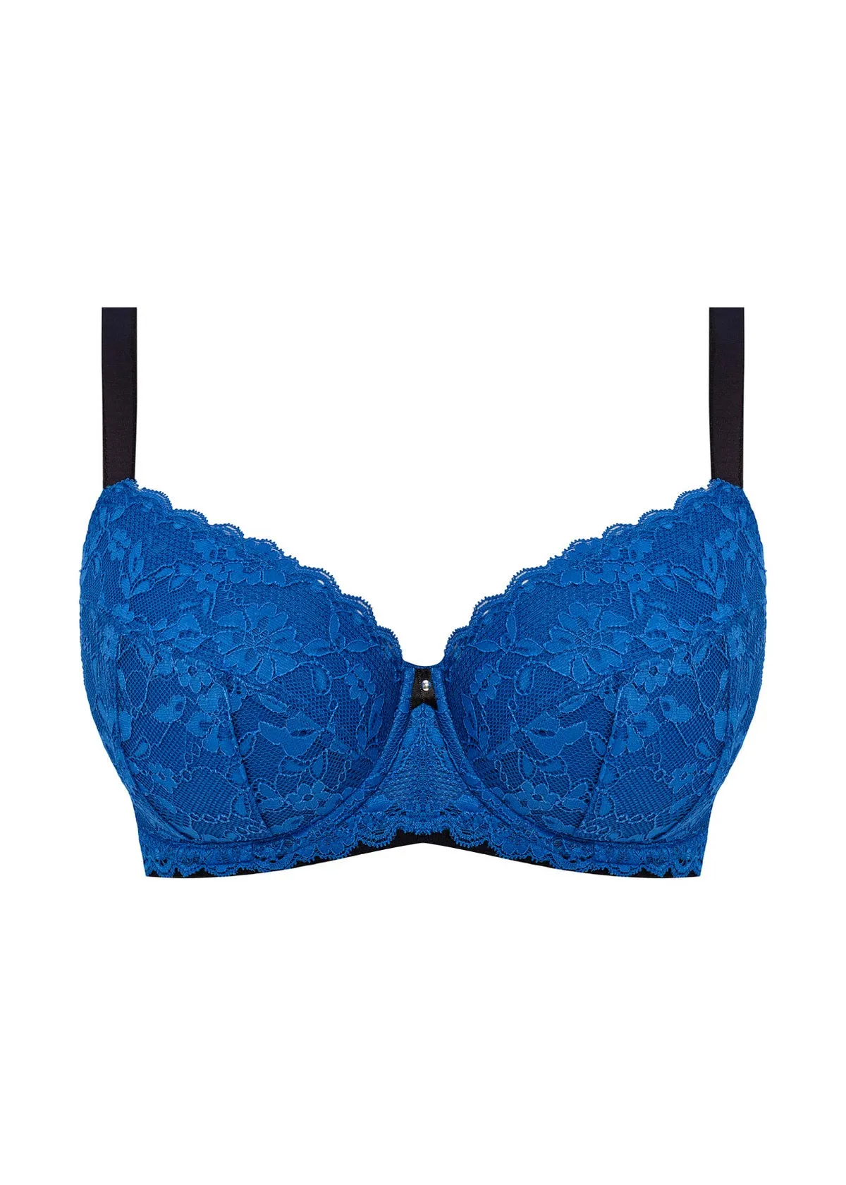 Offbeat UW Padded Half Cup Bra In Dazzling Blue - Freya