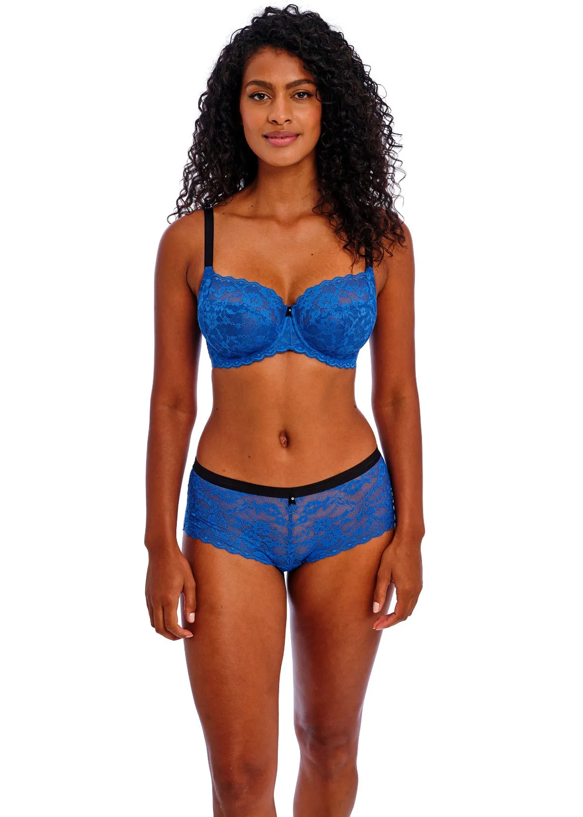 Offbeat UW Side Support Bra In Dazzling Blue - Freya