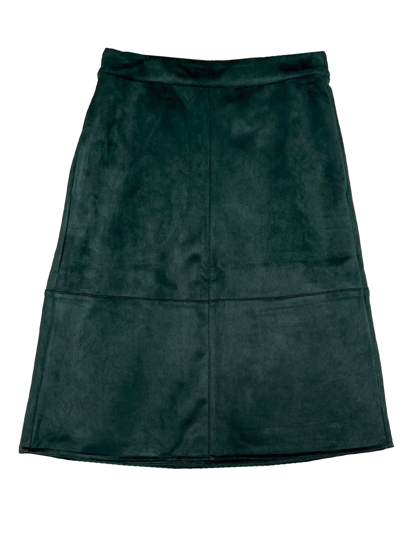 ORA skirt Forest Green Faux Suede
