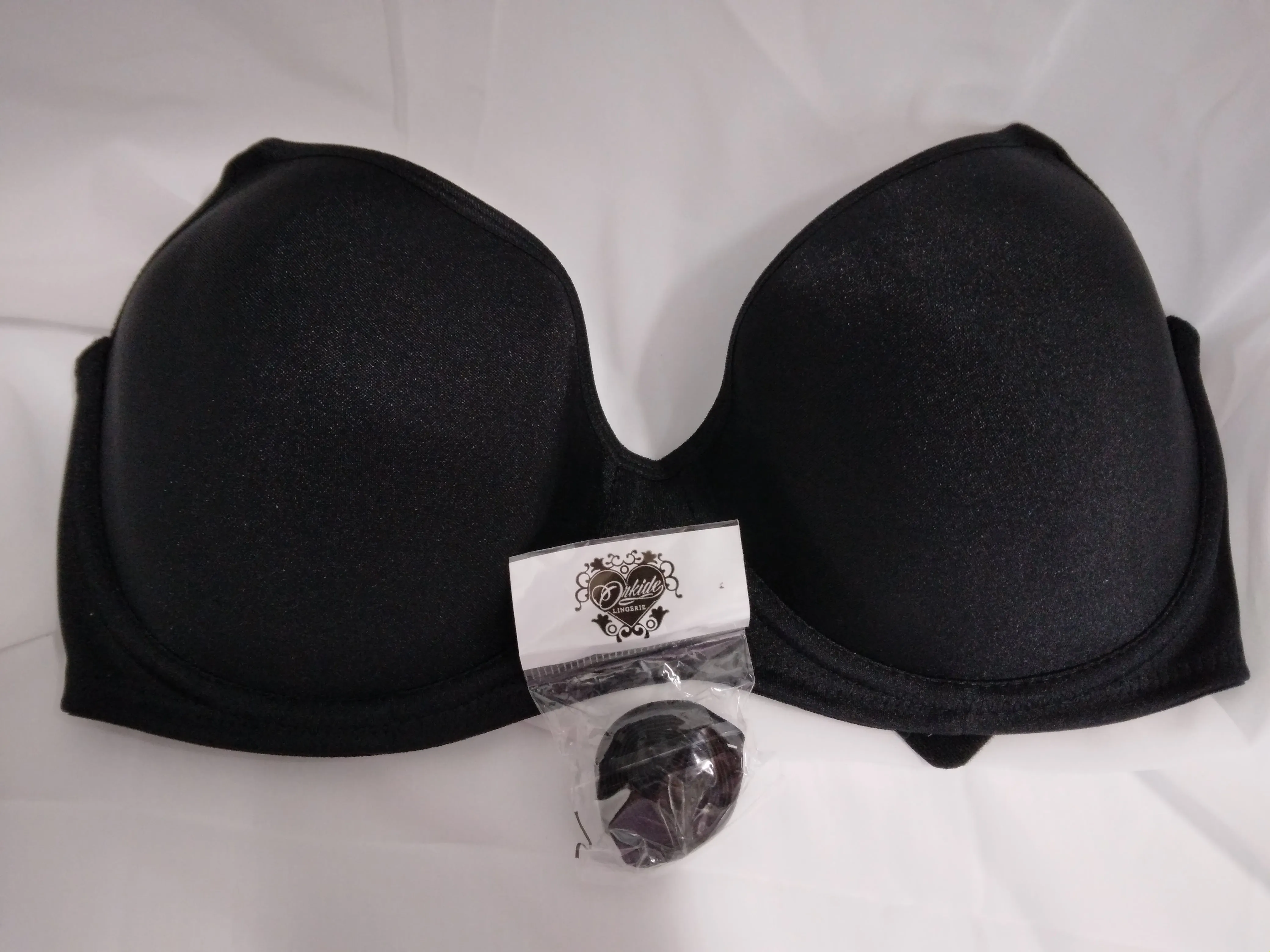 Orkide Black Low Cut Bra