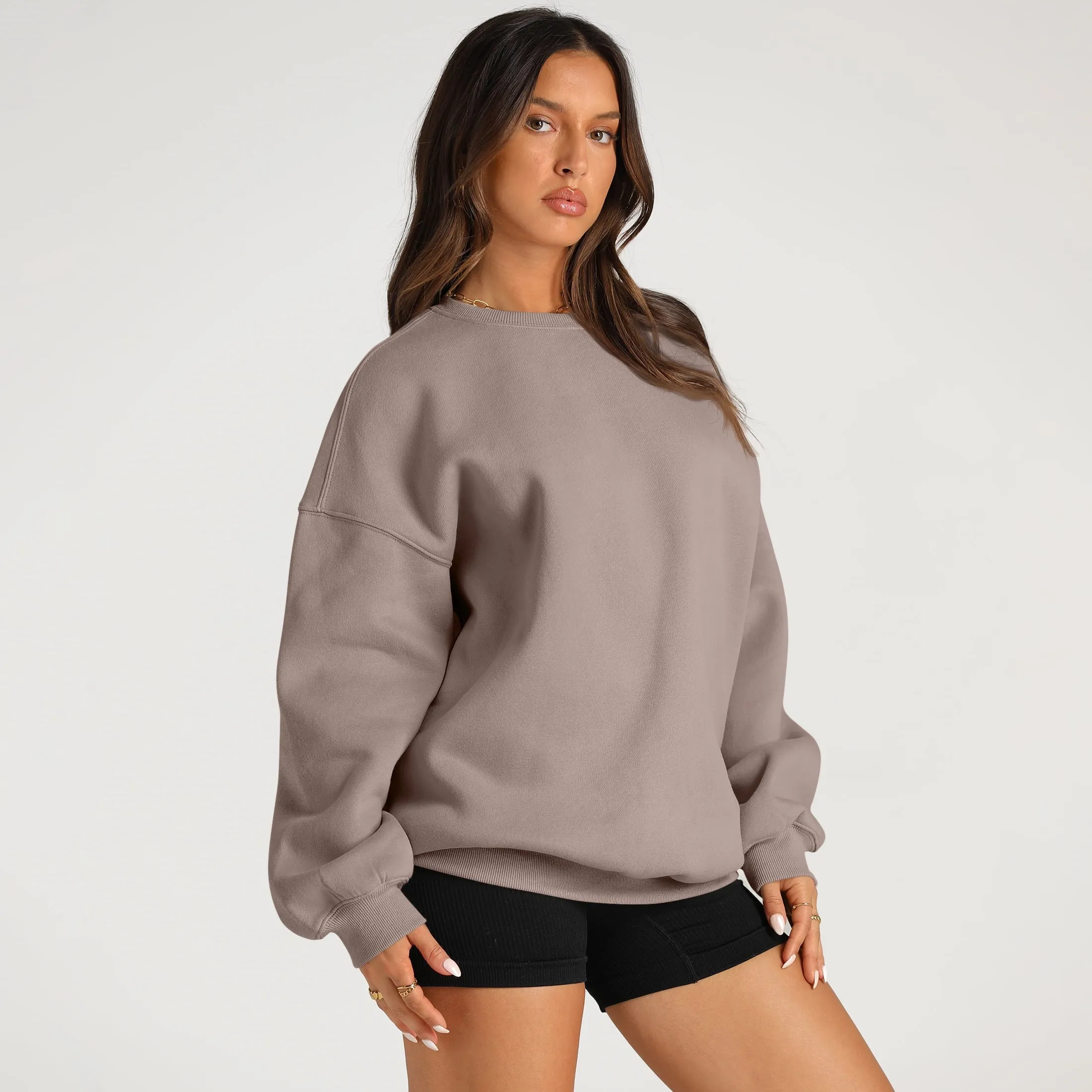 Oversized Sweatshirts for Women Crewneck Y2K Sweaters Casual Tops Comfy Fall Fashion Pullover Outfits Winter Clothes