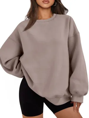 Oversized Sweatshirts for Women Crewneck Y2K Sweaters Casual Tops Comfy Fall Fashion Pullover Outfits Winter Clothes