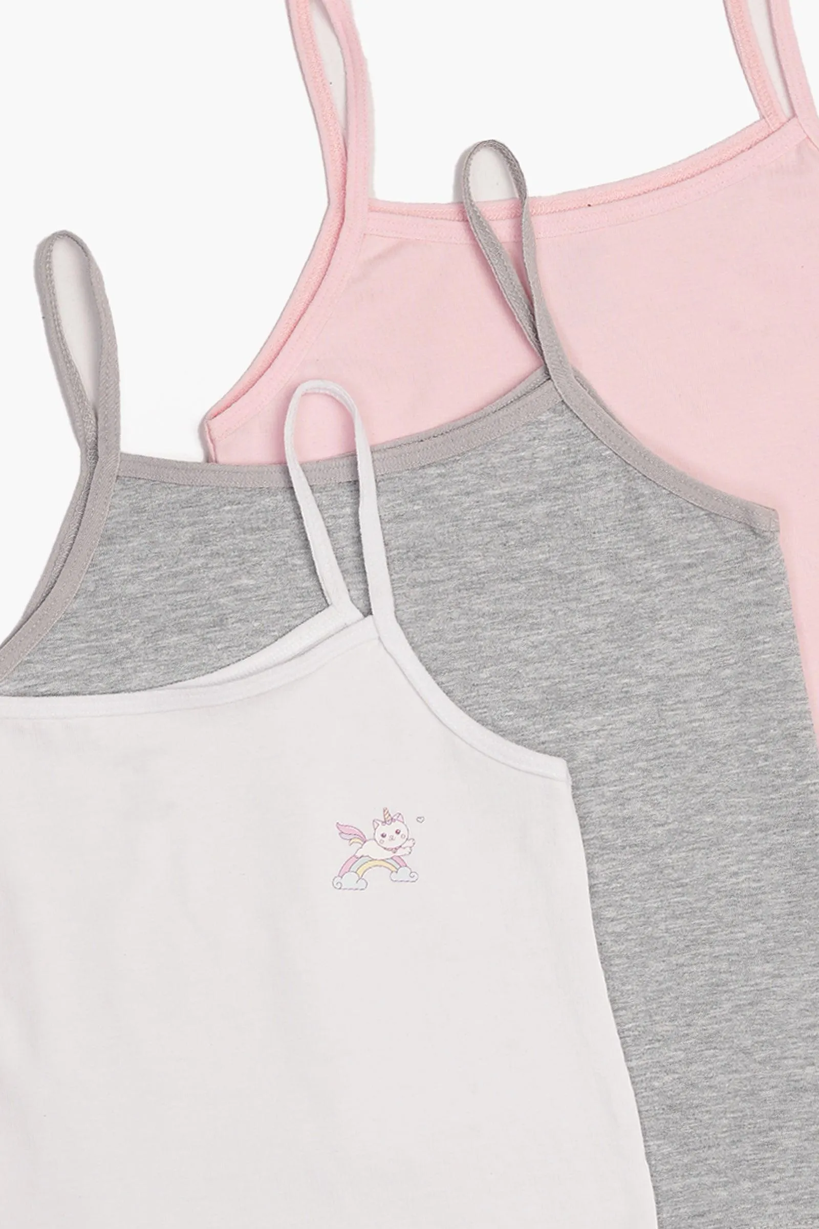 Pack of 3 Girly Cami Tops