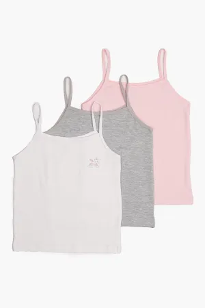 Pack of 3 Girly Cami Tops