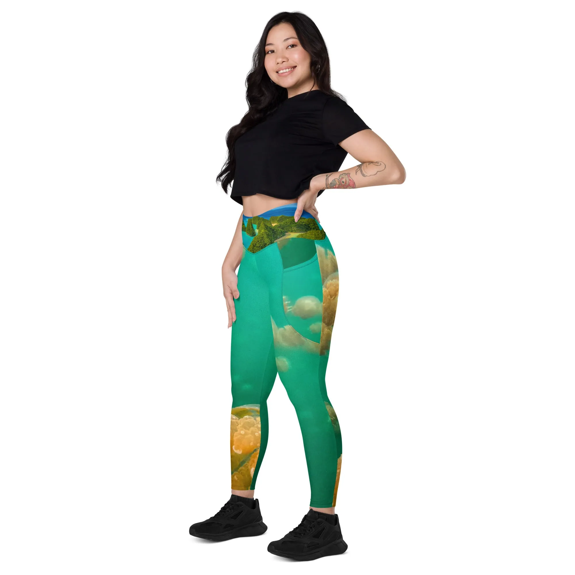 Palau Jellyfish Lake Leggings with pockets