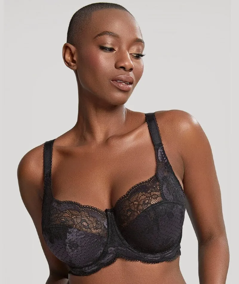 Panache Clara Full Cup Underwired Bra - Black