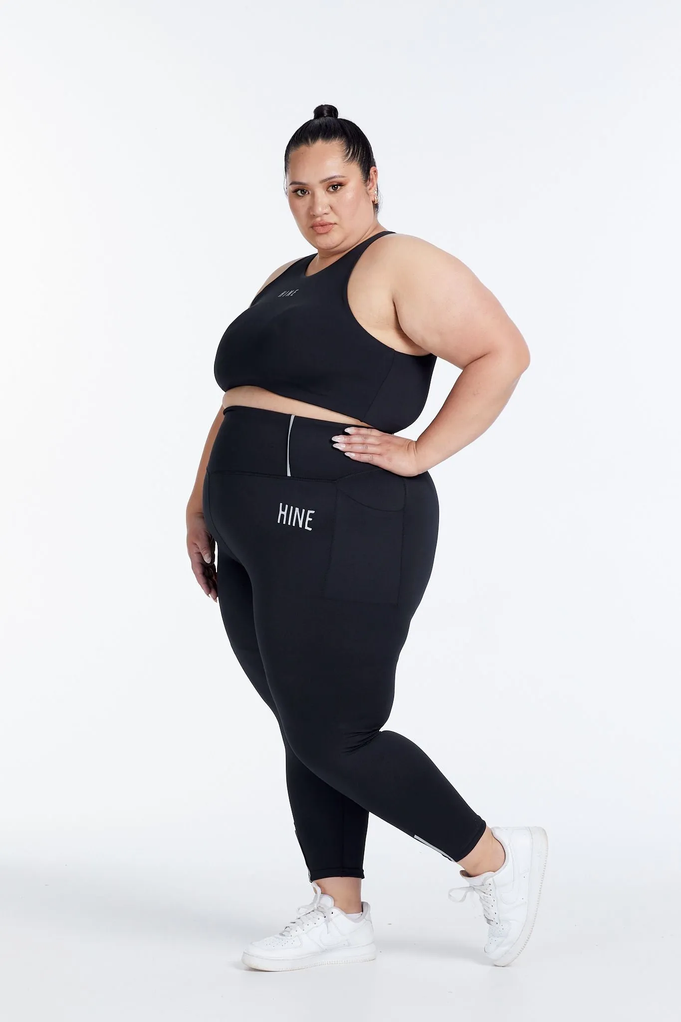 PERFORMANCE COMPRESSION 7/8 LEGGINGS ONYX