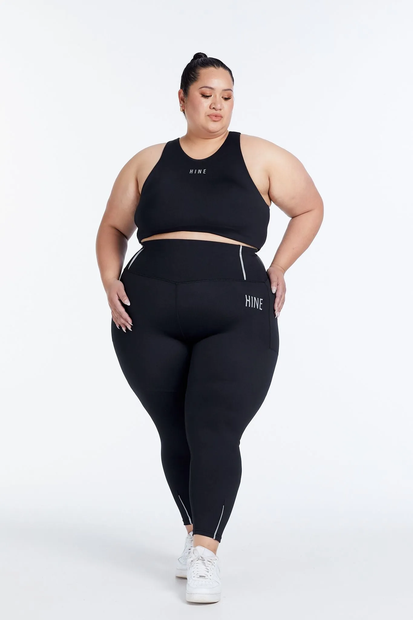 PERFORMANCE COMPRESSION 7/8 LEGGINGS ONYX