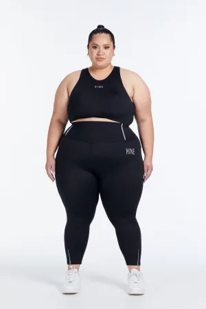 PERFORMANCE COMPRESSION 7/8 LEGGINGS ONYX