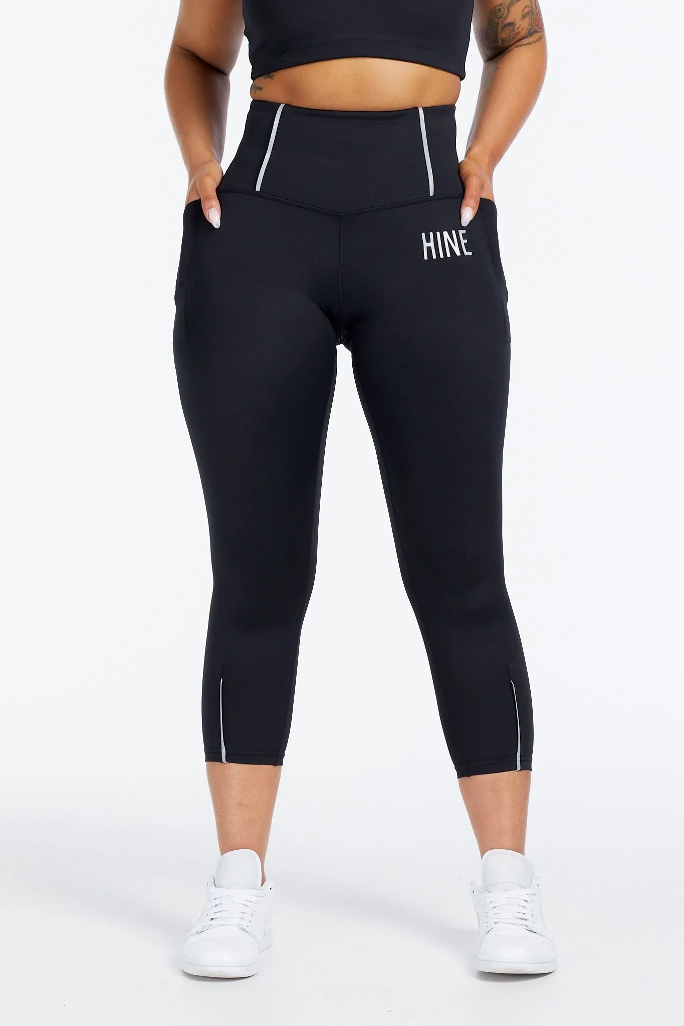 PERFORMANCE COMPRESSION 7/8 LEGGINGS ONYX