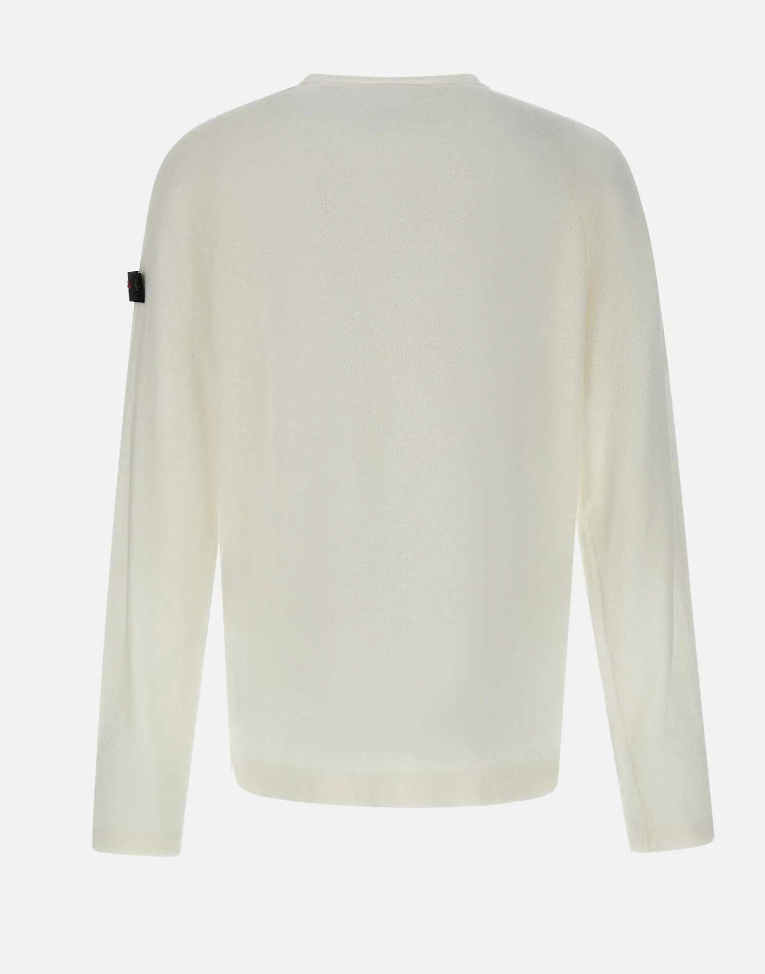 Peuterey flak vit bomull nylon tröja