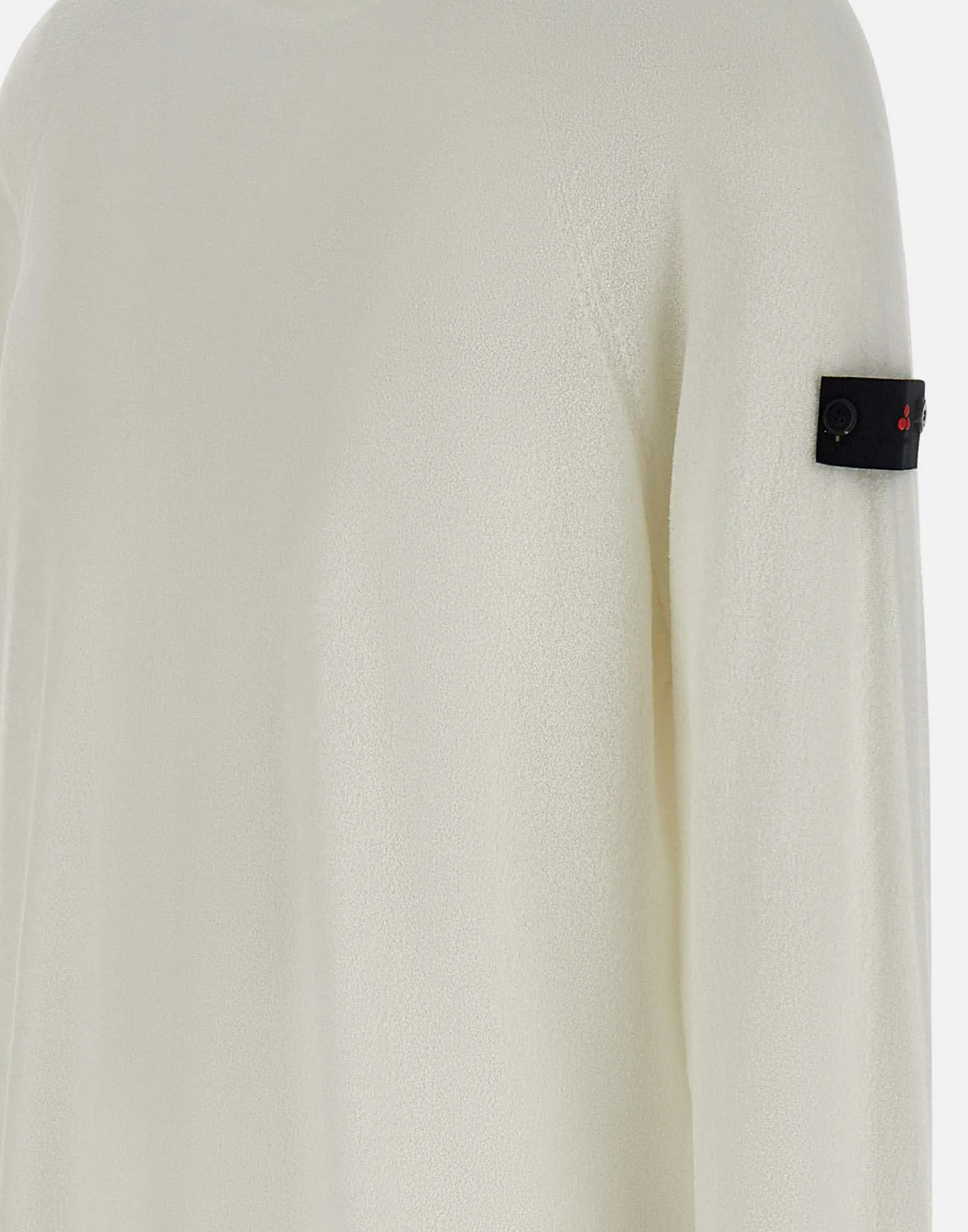 Peuterey flak vit bomull nylon tröja