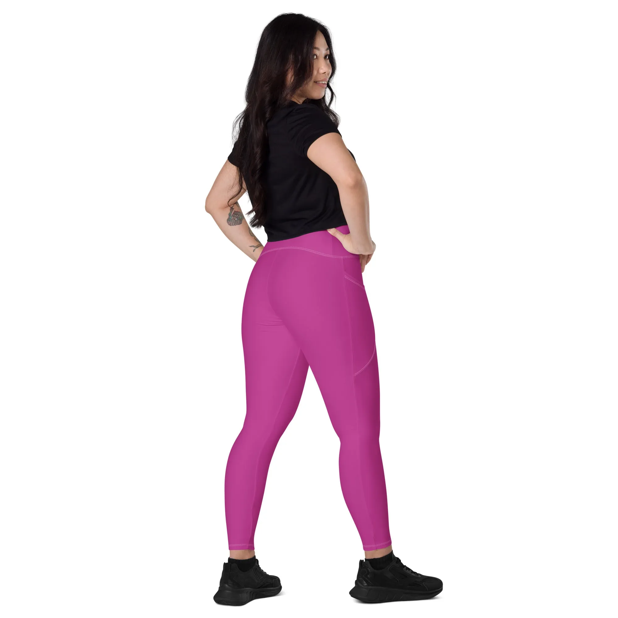 Pink Chaitanya Pocket Leggings