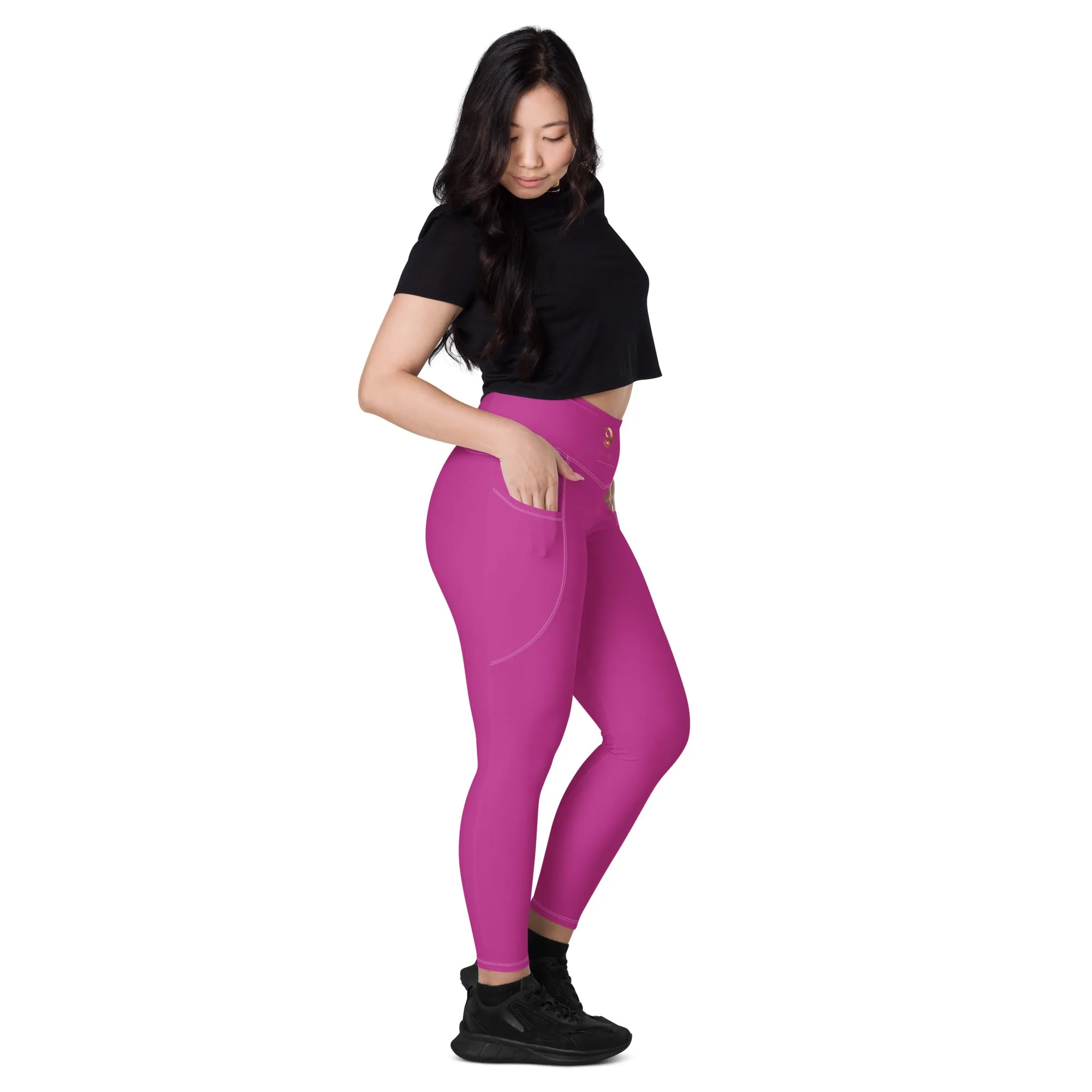 Pink Chaitanya Pocket Leggings