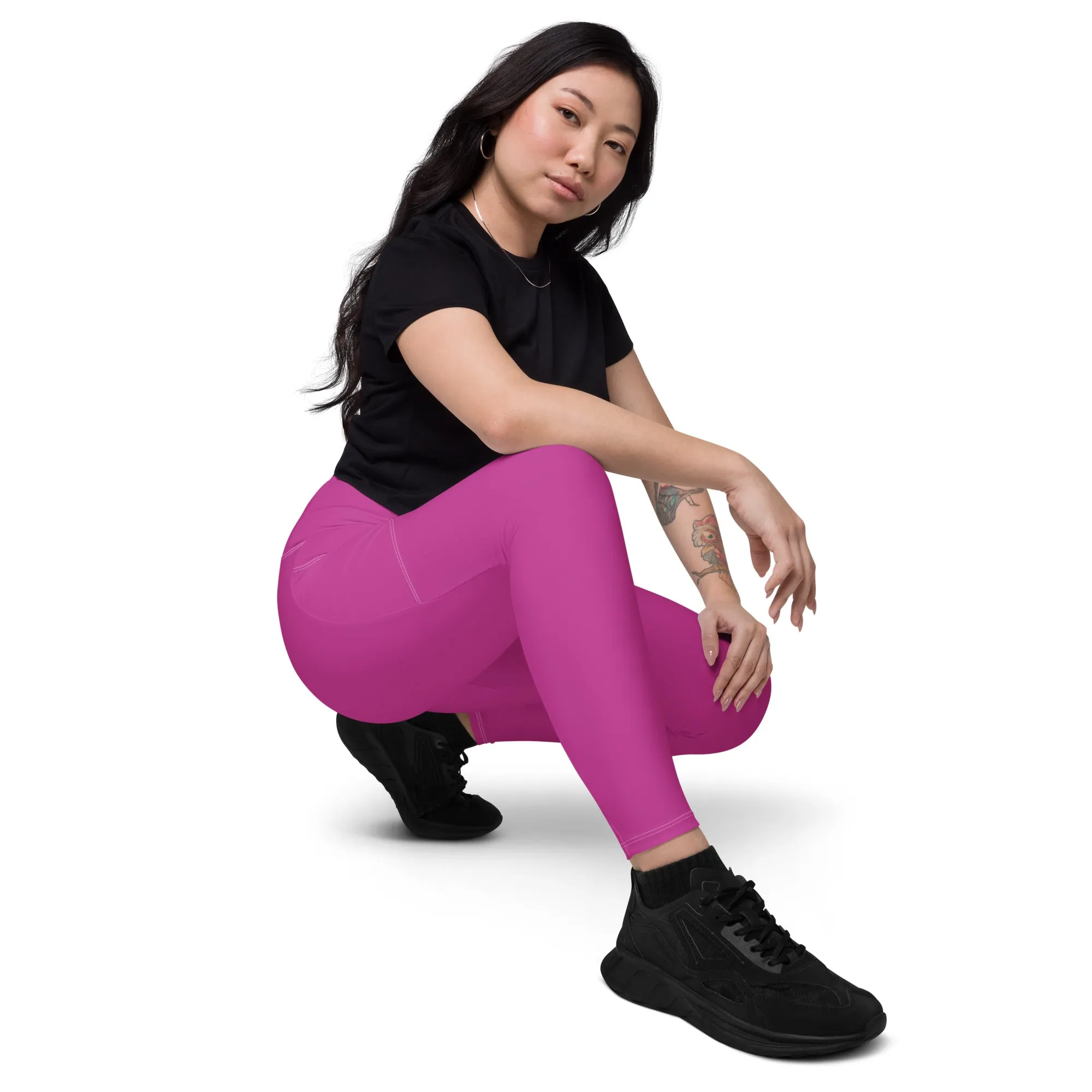 Pink Chaitanya Pocket Leggings