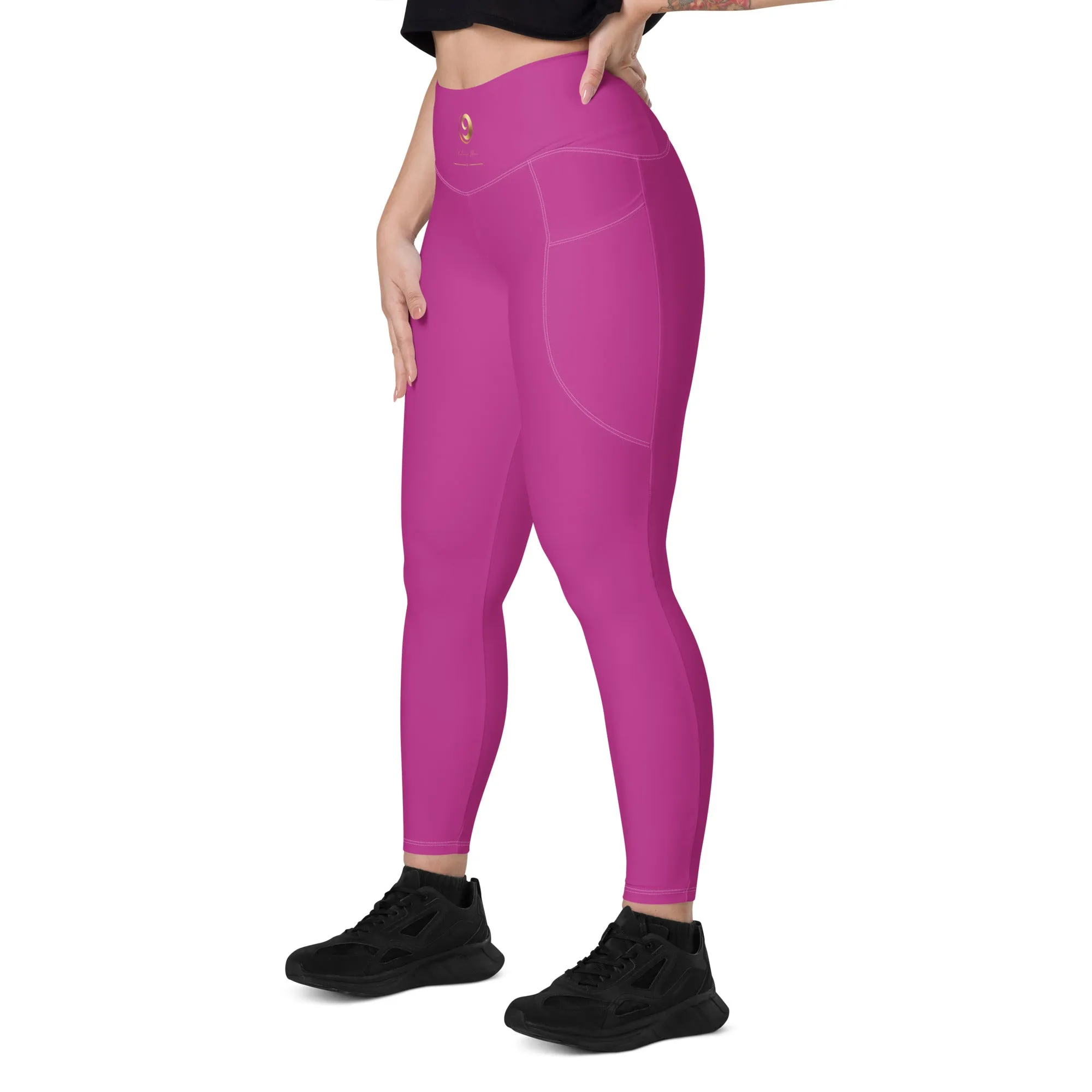 Pink Chaitanya Pocket Leggings