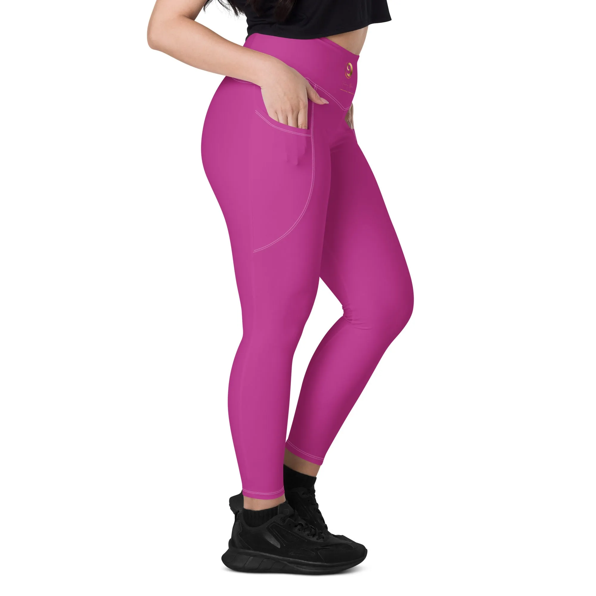Pink Chaitanya Pocket Leggings