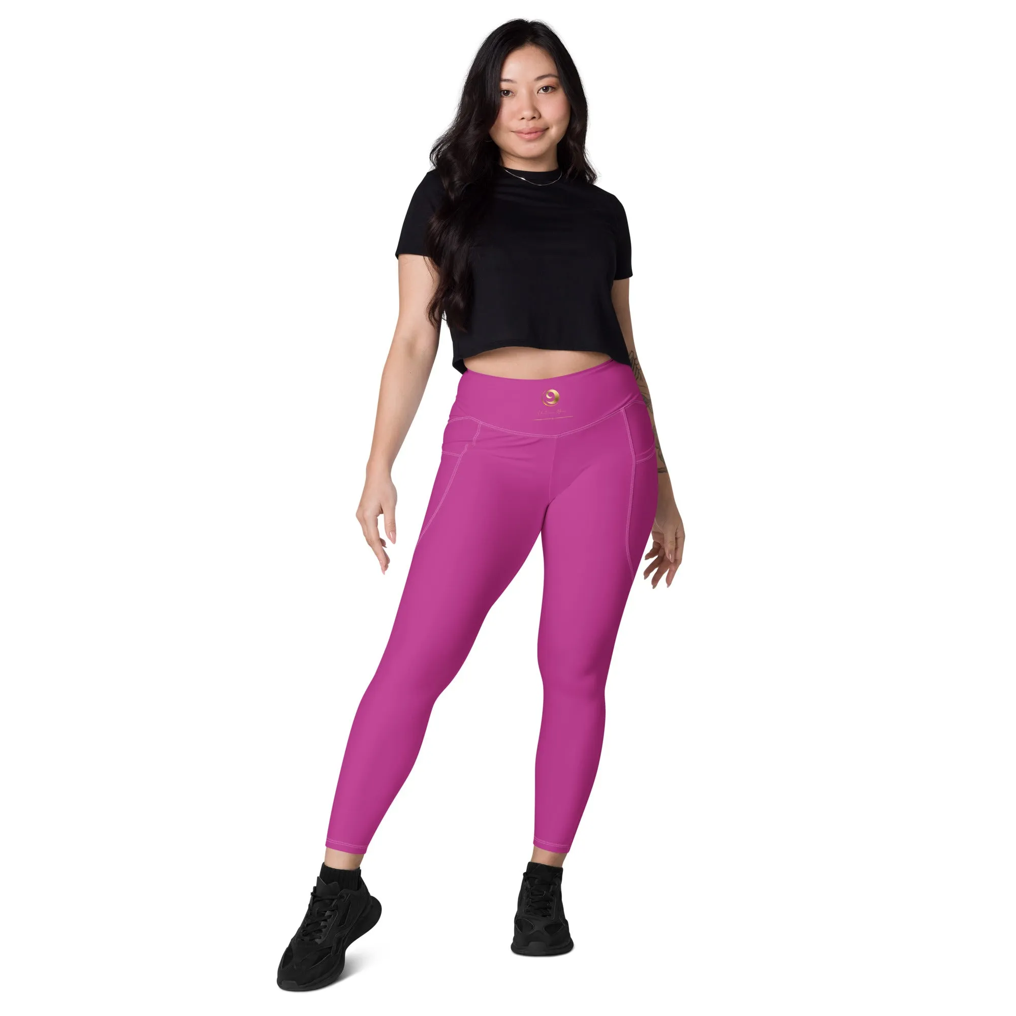 Pink Chaitanya Pocket Leggings