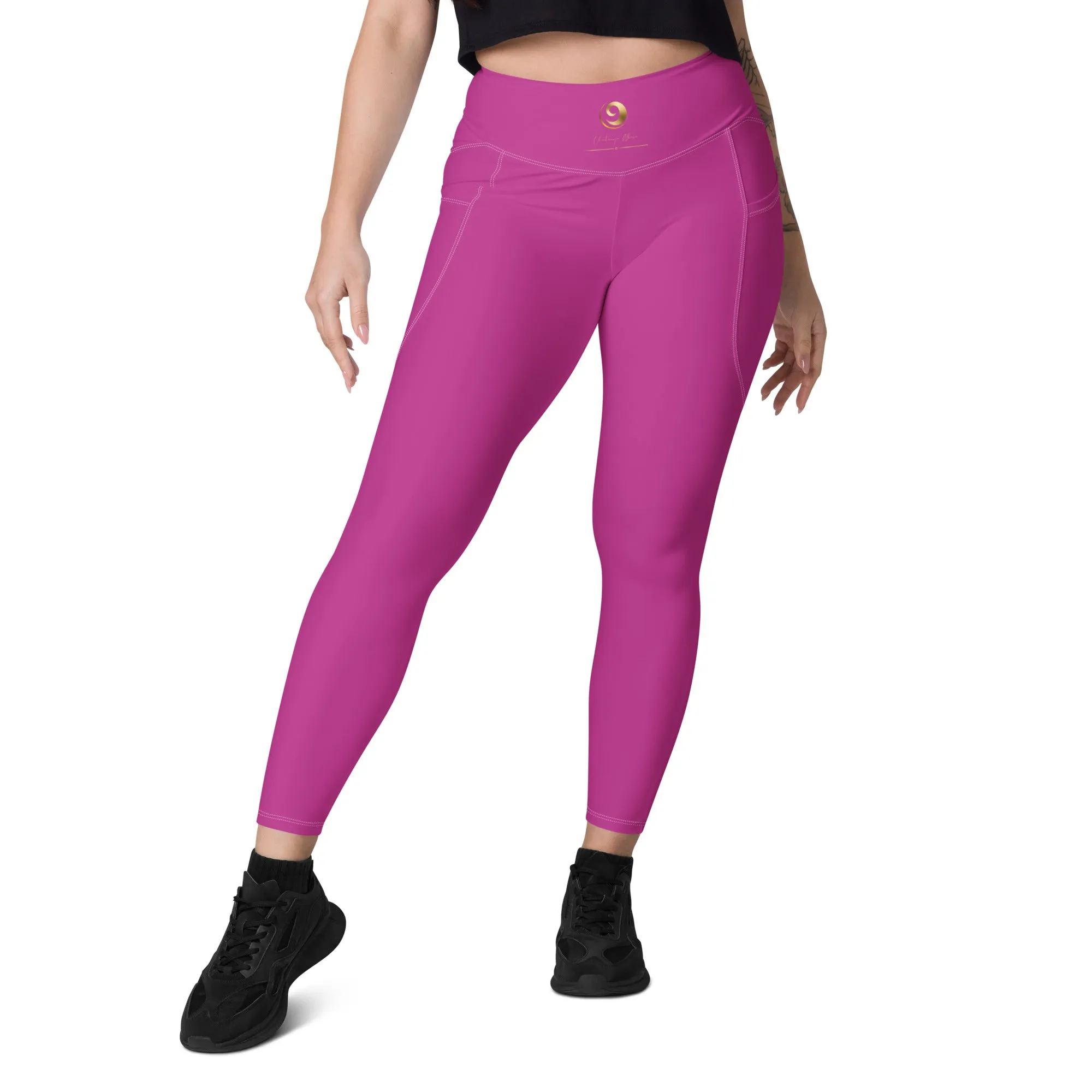 Pink Chaitanya Pocket Leggings