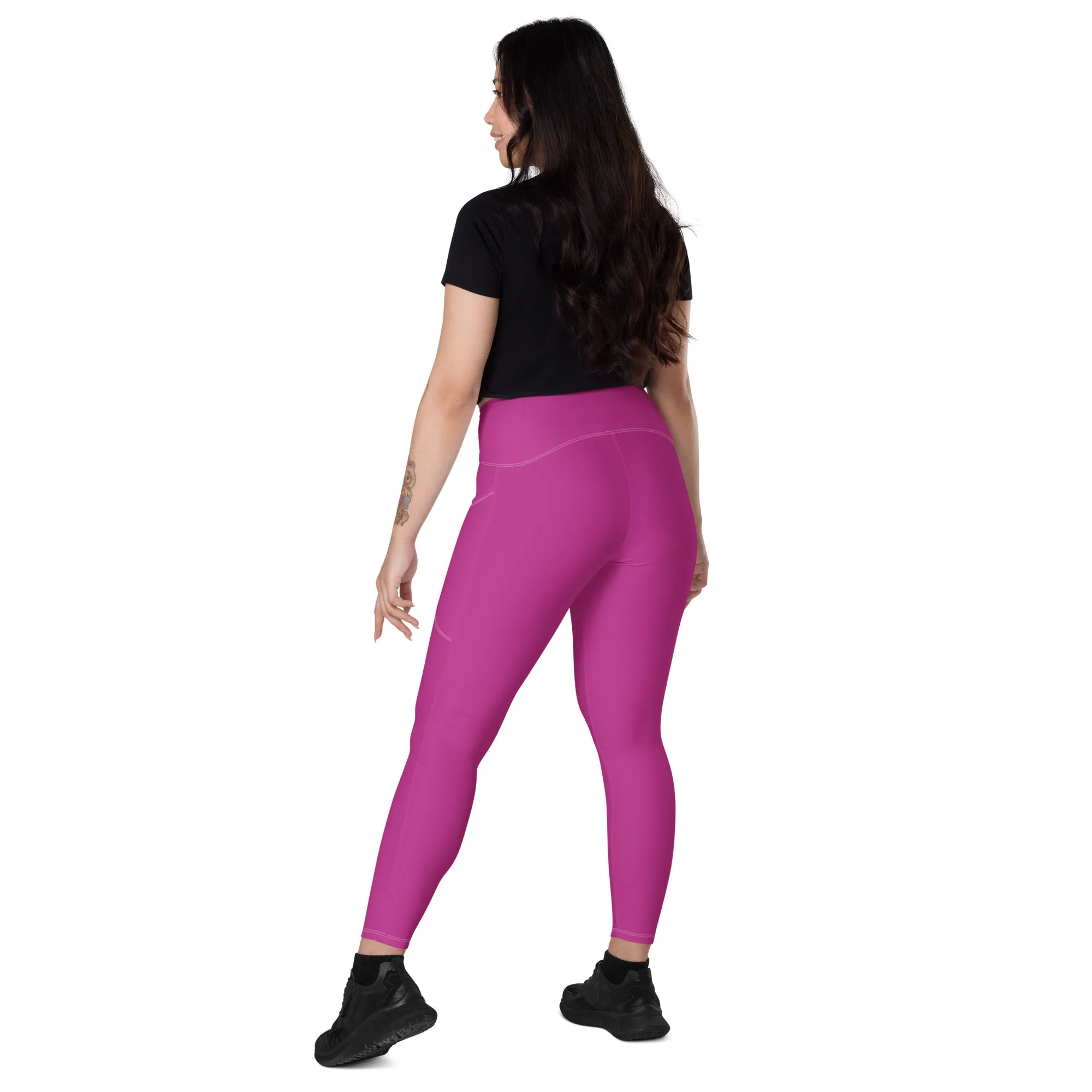 Pink Chaitanya Pocket Leggings