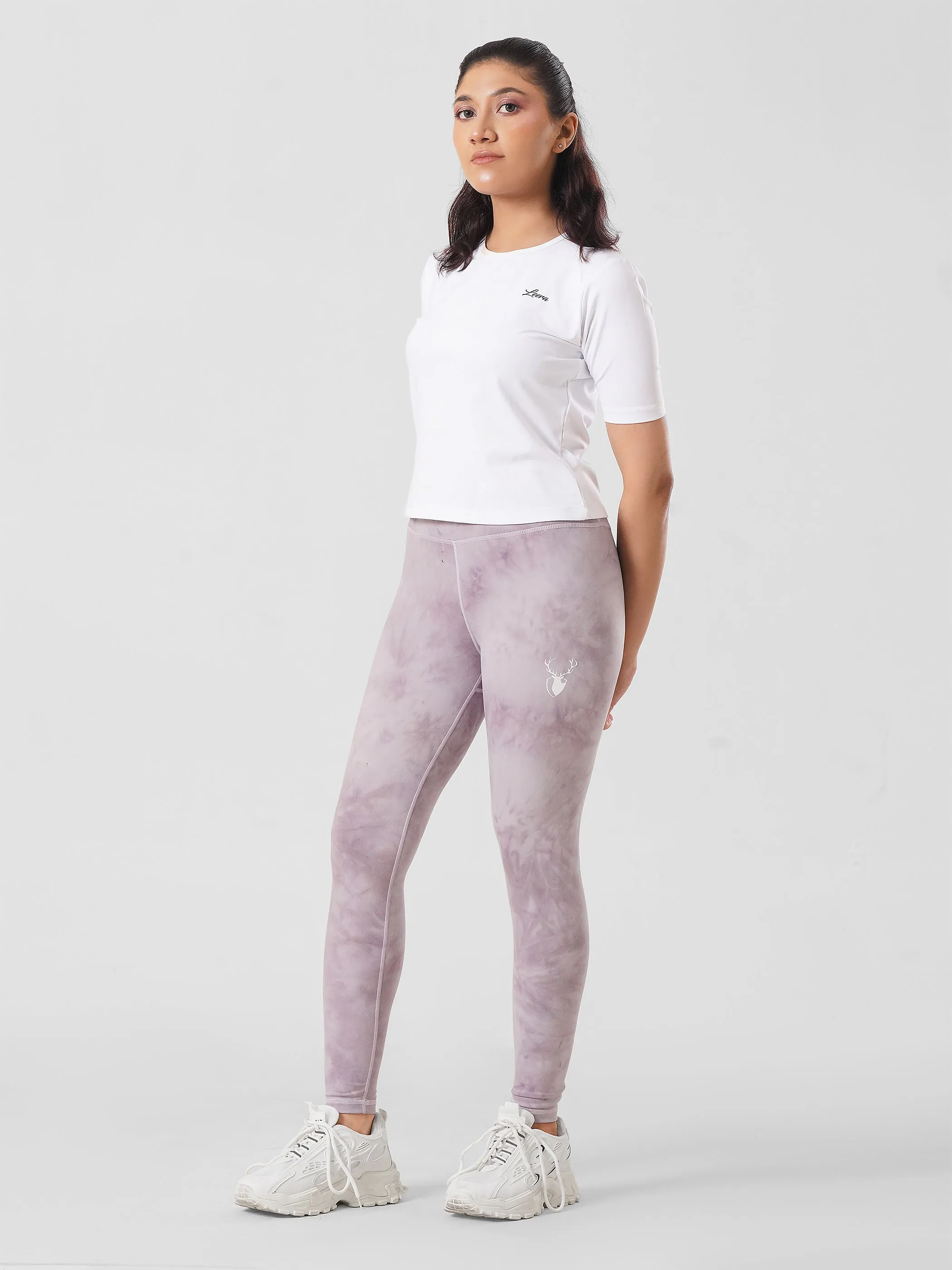 Pink Tie & dye legging