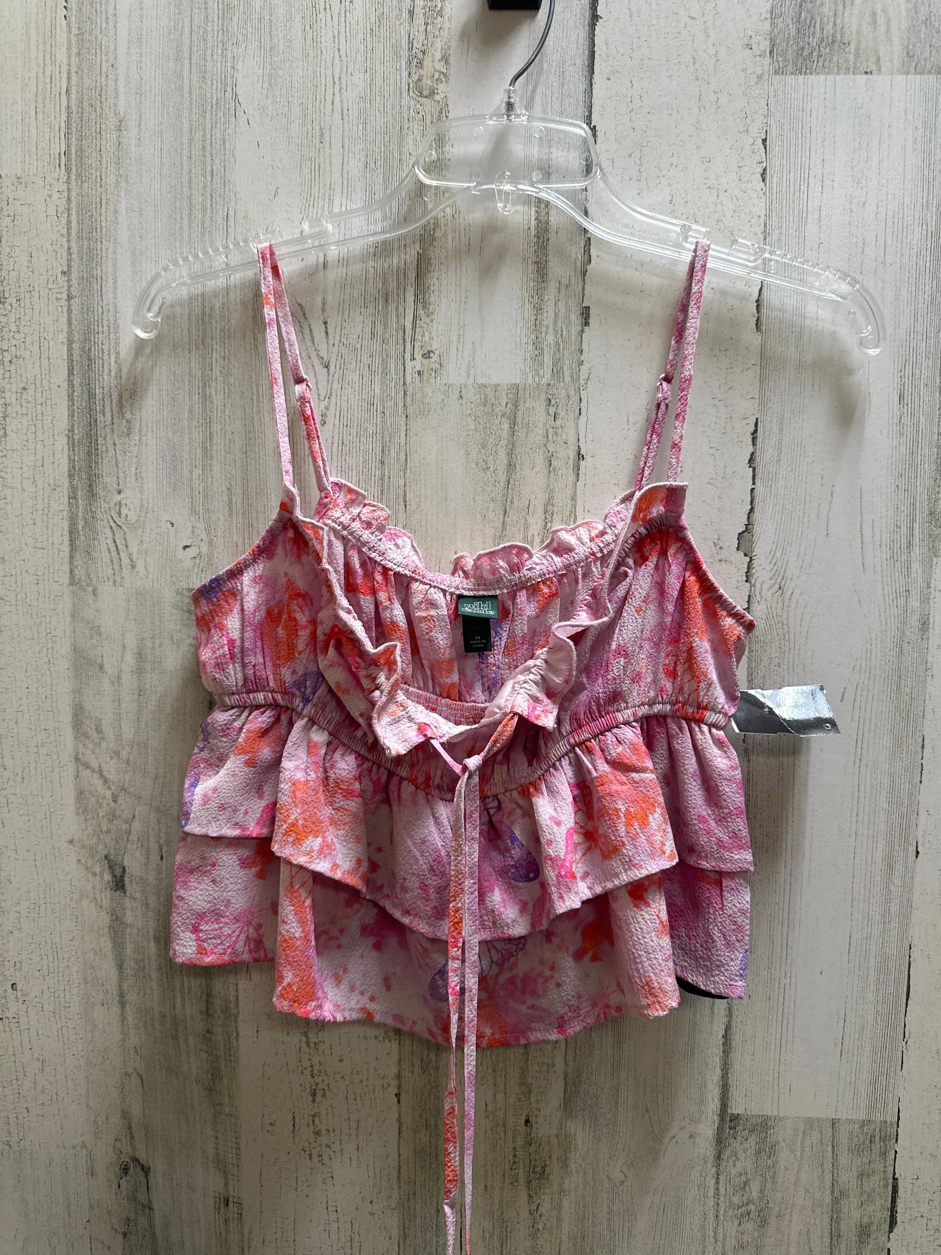 Pink Top Sleeveless Wild Fable, Size Xs