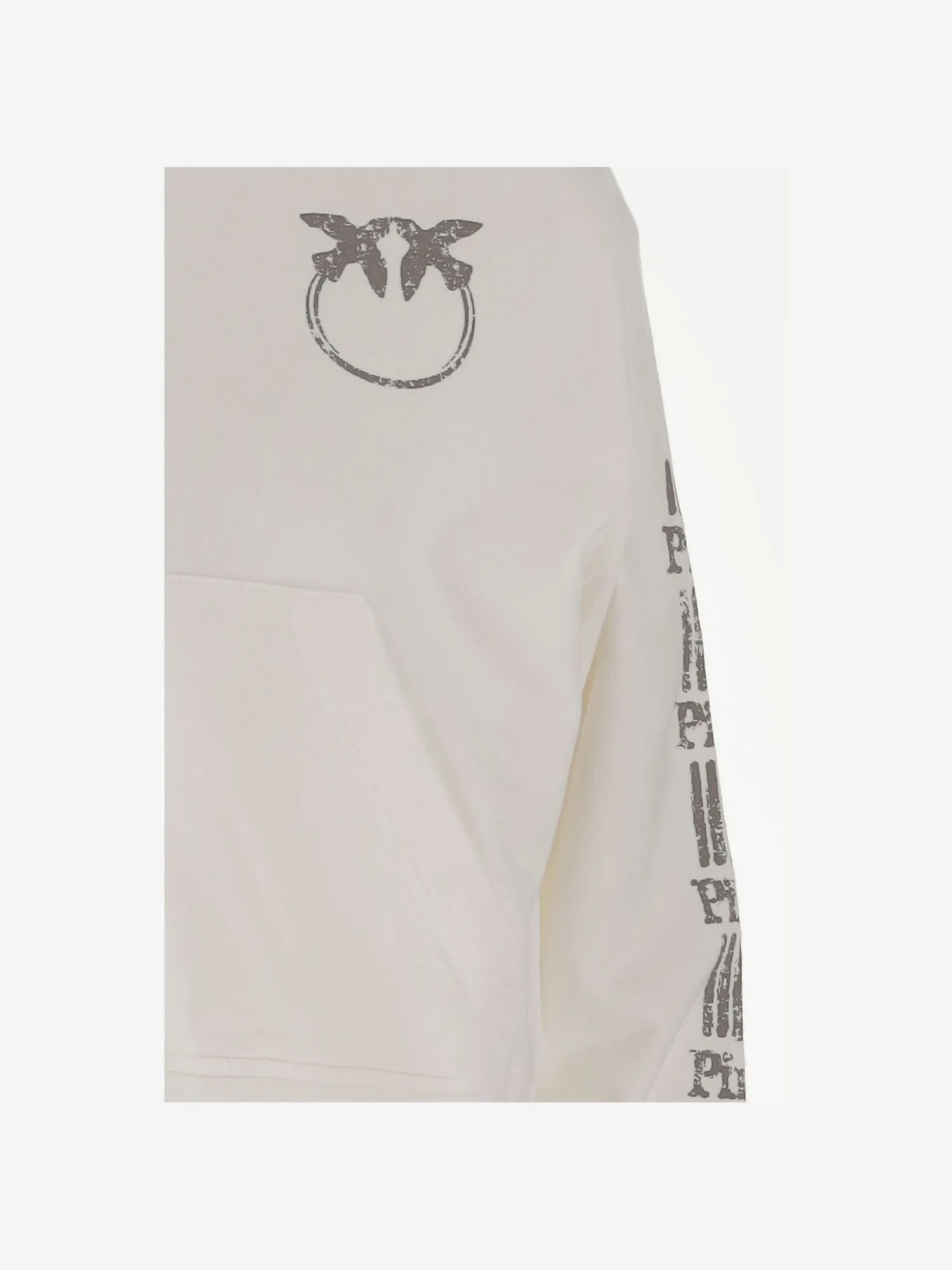 Pinko Cotton Sweatshirt med logotyp