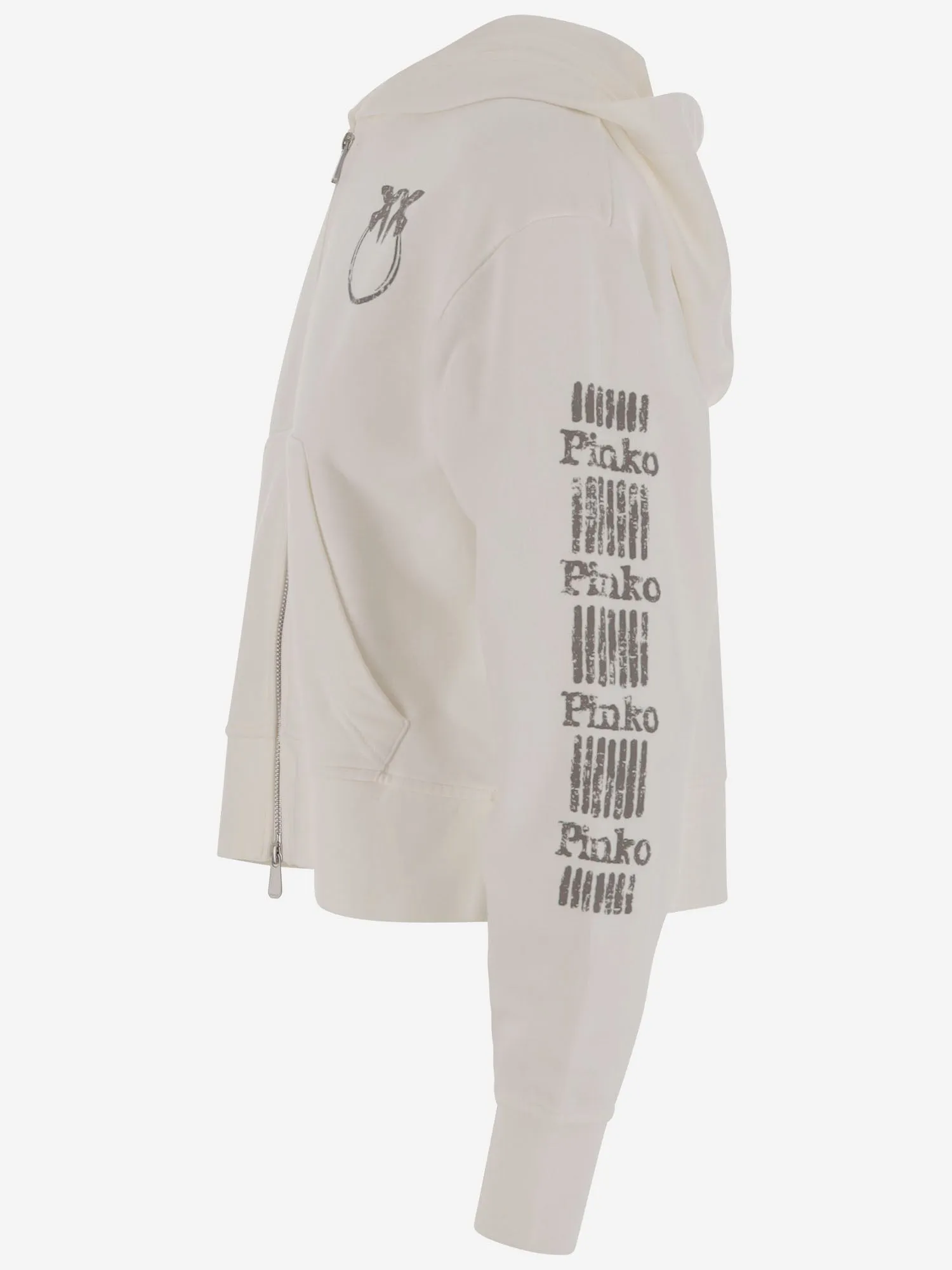 Pinko Cotton Sweatshirt med logotyp